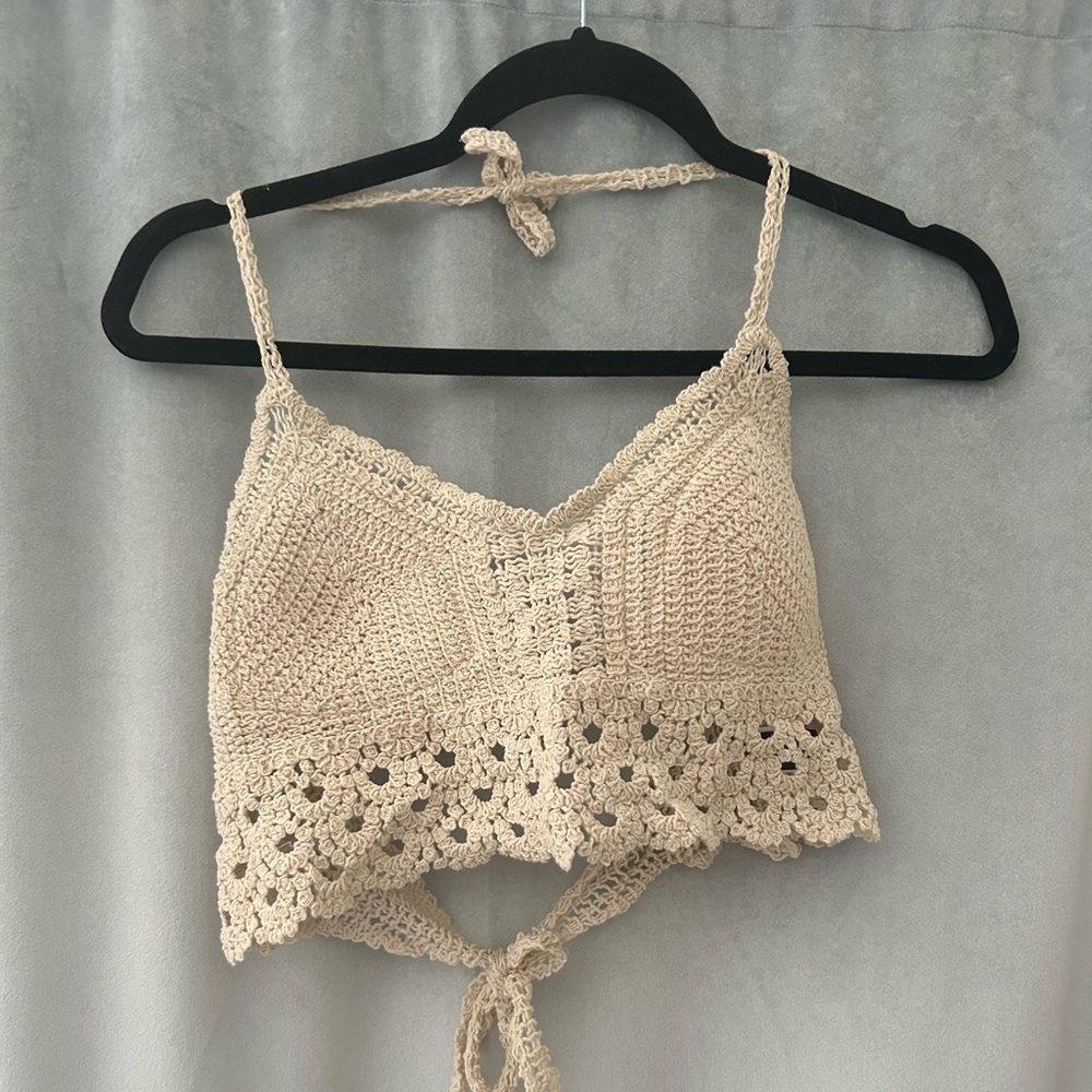 Crotchet crop top